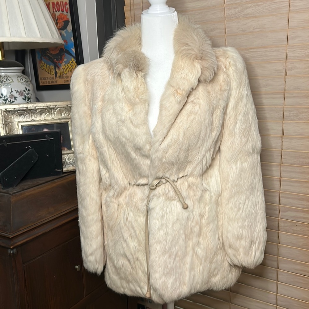 Lory’ Winter Rabbit Faux Fur Favorite Jacket Small